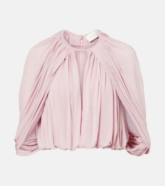 Zimmermann Alchemy caped draped blouse