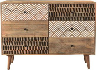 Rendez-Vous D&eacute;co C&oacute;moda Tali De Madera De 6 Cajones