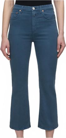 Closed Hi-Sun Cropped Denim Jeans In Blue