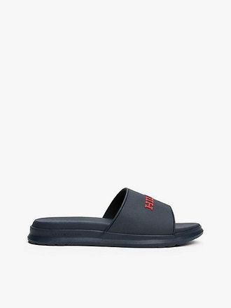 Tommy Hilfiger Textured Logo Pool Slides