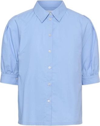 Inwear Shirts - Dames - Overhemden - Blauw - L - Overhemden