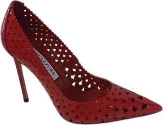 Aquazzura Schoenen, Dames, Bruin, 39 EU, Leer, Elegante Amourose Pump met Hak