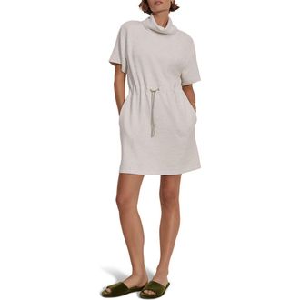 Varley Sophie Mock Neck Minidress in Ivory Marl at Nordstrom Rack, Size X-Large