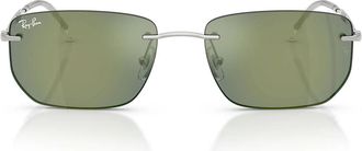 Ray-Ban Sunglasses Rb3768 003/6 R Silver/Green Mirror Unisex