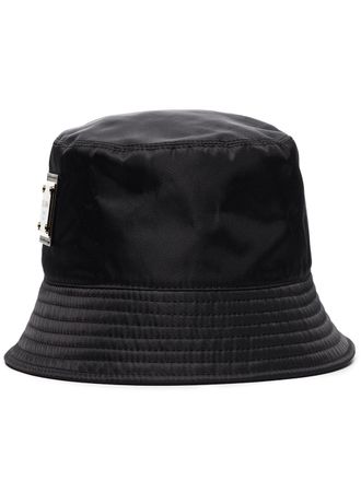 Dolce & Gabbana Cappello bucket con applicazione - Nero