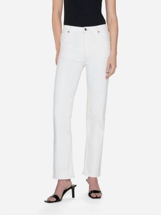 Frame Denim Le Sleek Straight Jeans In White