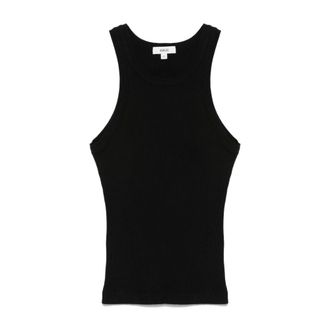 A Gold E Sleeveless Tops, female, Black, XS, Black Topwear for Women