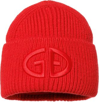Goldbergh Valerie Logo-embroidered rib Knit Beanie - Red - One Size