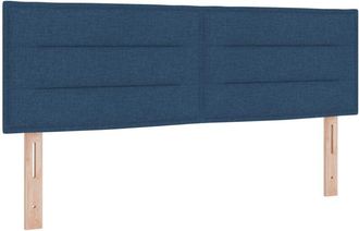 vidaXL Cabecero Otro Con Cabecera Azul 140 Cm Tela Vidaxl