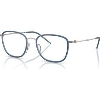 Giorgio Armani 51mm Rectangle optical glasses in Grey at Nordstrom