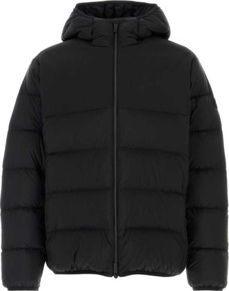 Moncler Black nylon Veumont down jacket