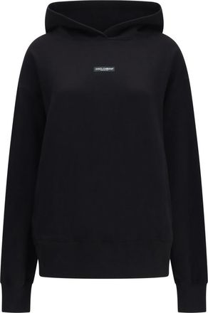 Dolce & Gabbana Black Logo Hood Sweatshirt