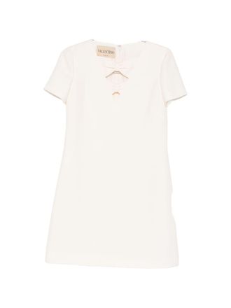 Valentino Womens Wool And Silk Blend Short Dress