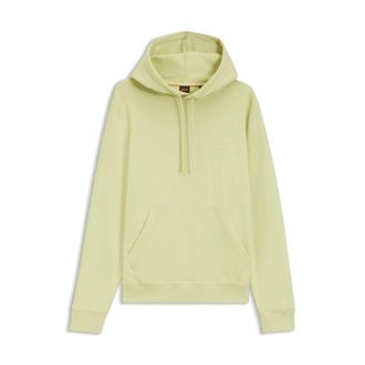 BOSS Logo-patch hoodie in cotton terry