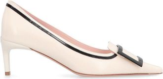 Roger Vivier Viv Canard Leather Pumps
