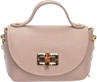 Anna Luchini Rose Rundleer Tas