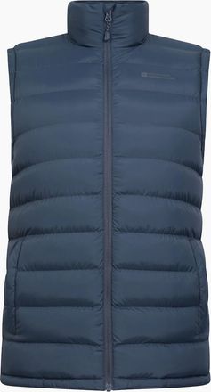 Mountain Warehouse Mens Mountain Warehouse Mens Seasons Faux Fur Lined Padded Gilet - Navy - Size: Regular/34