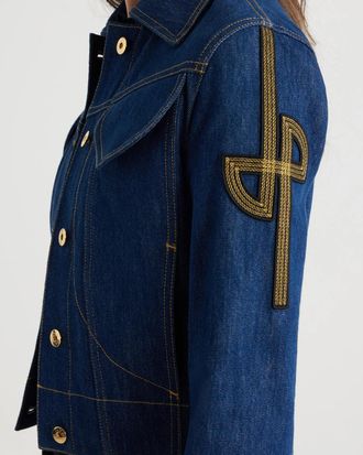 Patou Organic Denim Jacket - Blue