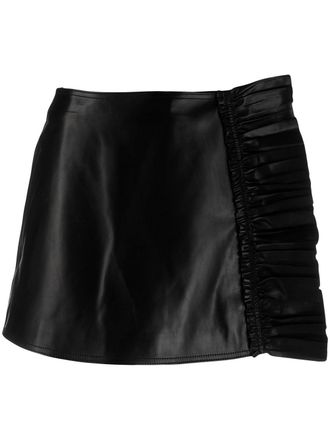 Valentino Garavani Shorts con ruches - Nero