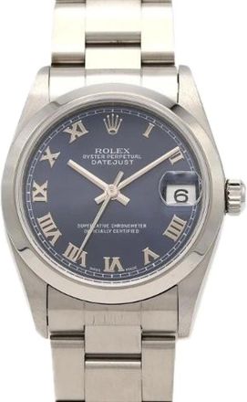 Rolex Pre-owned Orologio Datejust in Acciaio Inossidabile - - Pre-owned - Donna - Blu - ONE SIZE