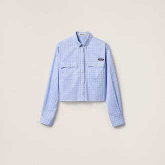 Miu Miu Checked shirt