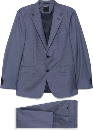 Ermenegildo Zegna Completo due pezzi in lana - Blu