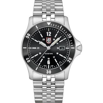 Luminox Mens Gray Stainless Steel Sport Watch - Grey - One Size