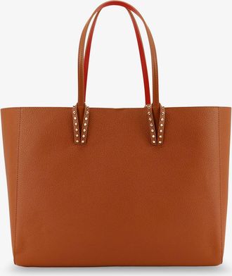 Christian Louboutin Borsa a spalla Cabata in pelle con borchie - CHRISTIAN LOUBOUTIN - gender_Woman