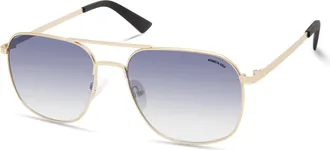 Kenneth Cole Reaction Blue Gradient Pilot Mens Sunglasses KC2970 31W 56