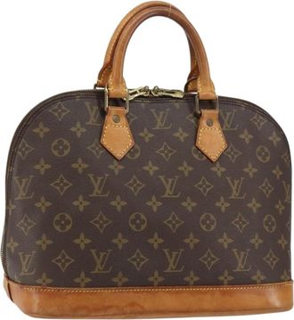 Louis Vuitton Alma Handbag Monogram Canvas Multicolour Canvas Handbag (Pre-Owned)
