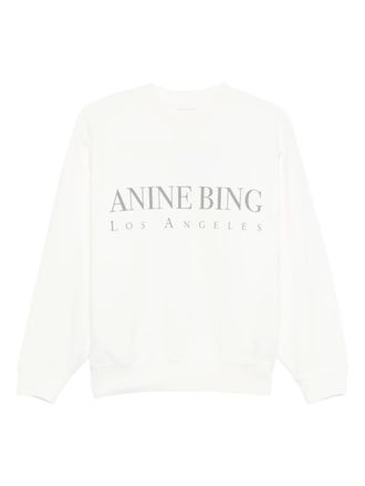 Anine Bing Jaci sweatshirt - women - Cotton - L - White