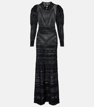 Isabel Marant Dione open-knit maxi dress