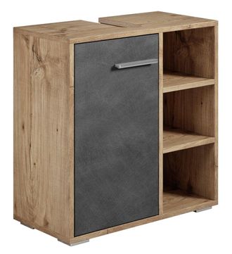 Badplaats Mueble Bajo Lavabo Neptunus 60 X 28 X 60 Cm - Roble Casta&ntilde;o Con