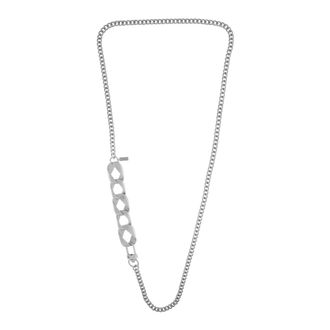 Dansk Copenhagen Lange Lock Link Ketting - Dames - Accessoires - Grijs - Maat: ONE Size