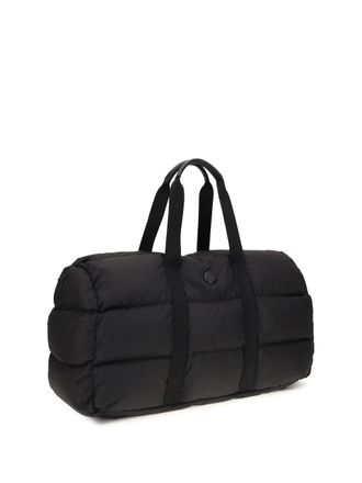 Moncler Mens Caradoc Duffle Travel Bag Black Polyester Suitcases