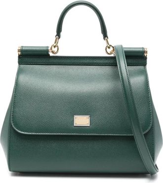 Dolce & Gabbana Borsa tote Sicily grande - Verde