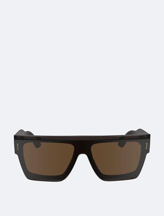 Calvin Klein Acetate Square Sunglasses - Brown