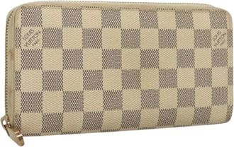 Louis Vuitton Pre-owned Wallets, female, White, Size: ONE SIZE Pre-owned Canvas Wallet