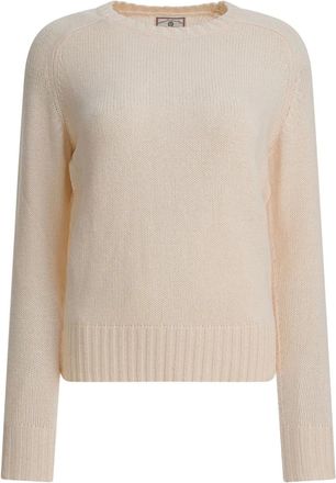 Ines De La Fressange ribbed sweater - women - Wool/Cashmere - L - Neutrals