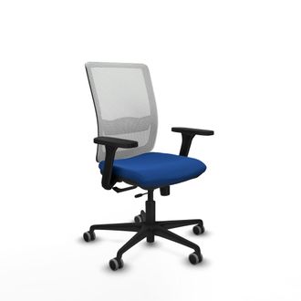 Piqueras y Crespo Silla De Oficina Piqueras Y Crespo Haches Azul Similpiel Malla