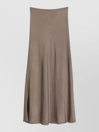 Fabiana Filippi satin maxi bias-cut skirt