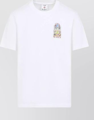 Casablanca cotton graphic t-shirt