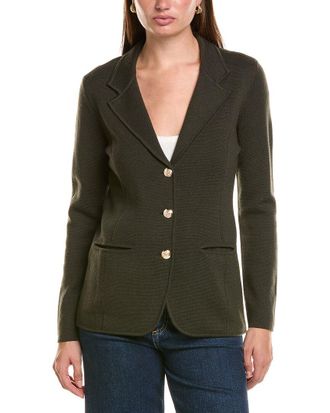 Bruno Magli Wool-Blend Sweater Blazer