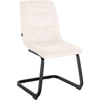Clp Silla De Comedor Vermont En Terciopelo Crema
