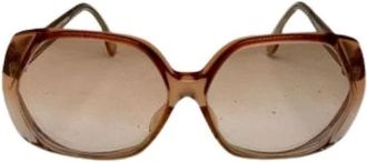 Givenchy Pre-owned Accessories, female, Orange, Size: ONE SIZE Pre-owned Plastic Sunglasses