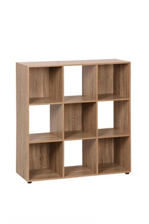 Regalos Miguel Estanter&iacute;as - Estanter&iacute;a Oren 9 Compartimentos - Madera Natural