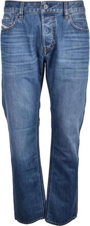 Diesel Jeans, Heren, Blauw, W30, Katoen, Slim-fit Jeans