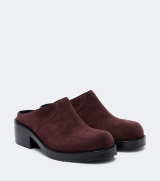 Dries Van Noten Suede mules