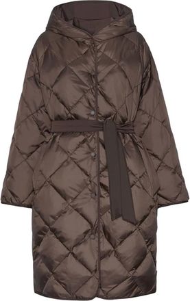 Max Mara Wkdmassa Quilted Jacket - Dames - Mantels - Bruin - Maat: S