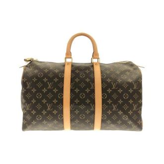 Louis Vuitton Pre-owned Monogram Boston Bag - Dames - Pre-owned - Bruin - Maat: ONE Size